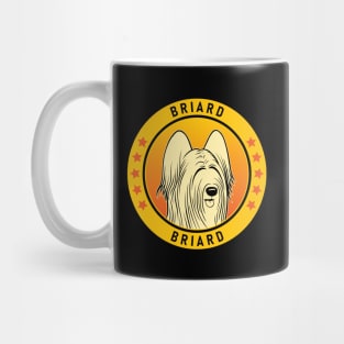 Briard Dog Portrait Mug